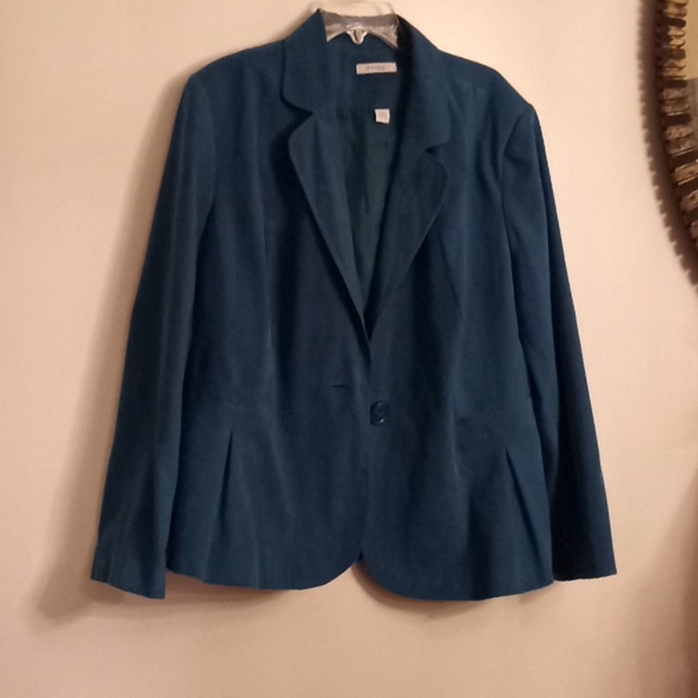 Suede TEAL jacket